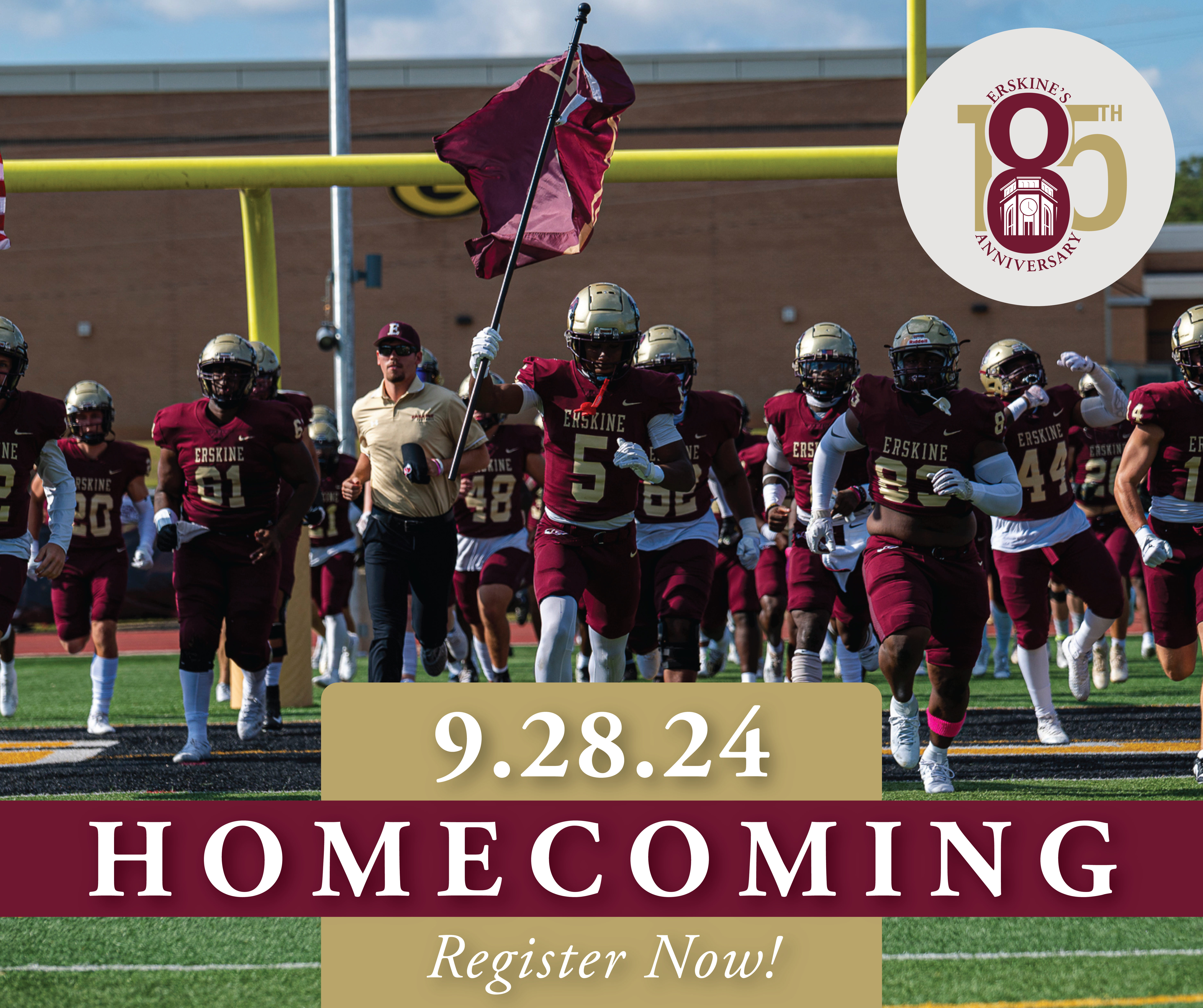 Homecoming, Sept. 28, 2024 - Register now!